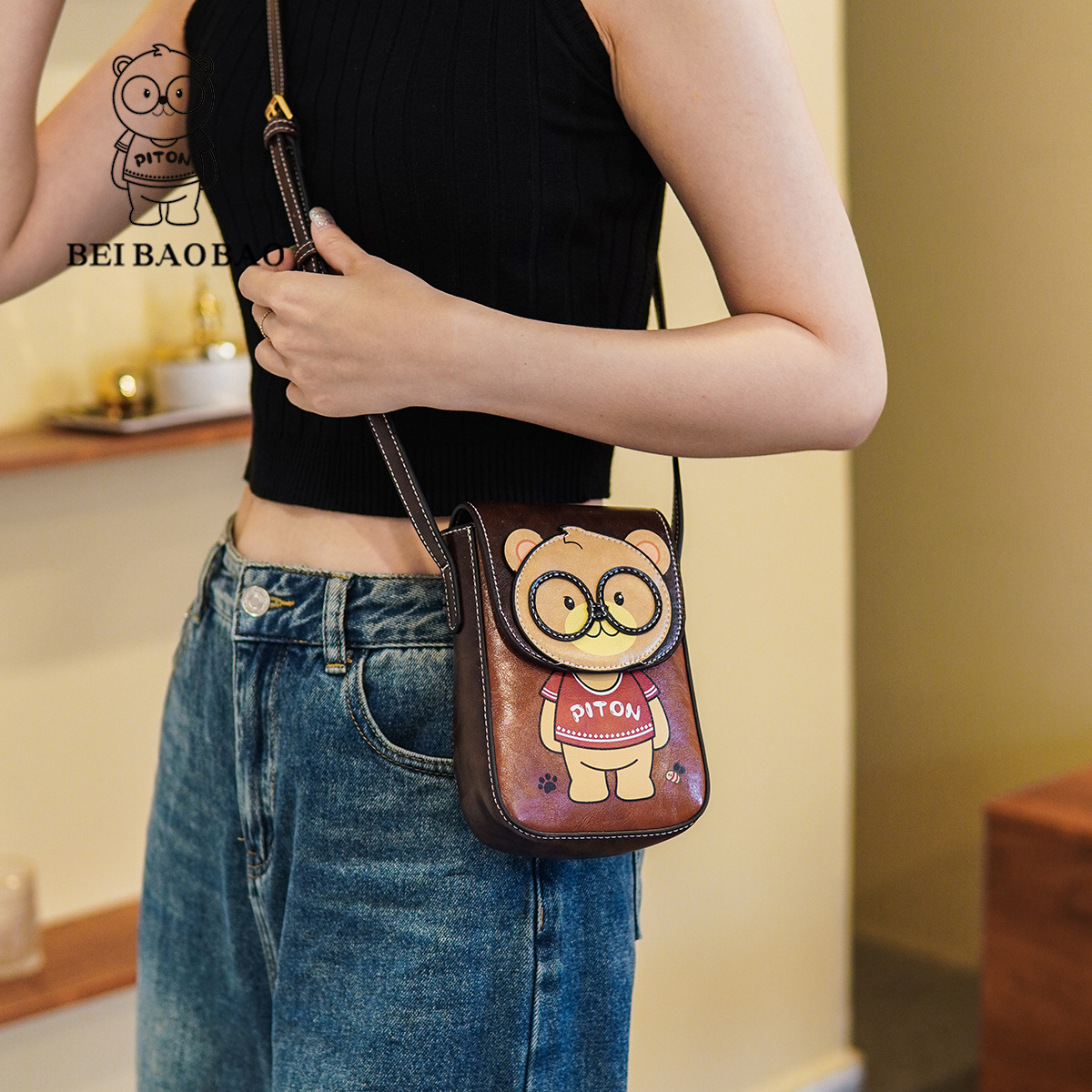 North Bag Source Factory 2025 New Fashion Mobile Phone Bag Lightweight Casual Crossbody Bag All-match Women's Bag Shoulder Bag