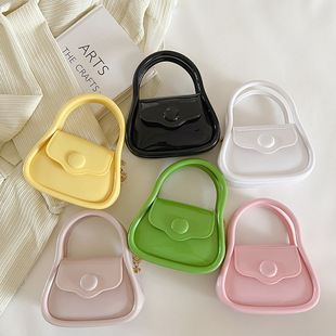 Macaron Jelly Bag Goo Card Gift Bag Small and Exquisite Chain Bag mini Small Long Bag Handheld Shoulder Crossbody Bag