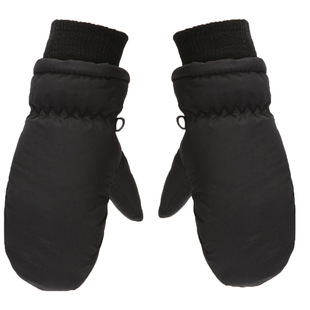 Children's glove bag finger finger ski gloves cold-proof warm men and women solid color New Amazon