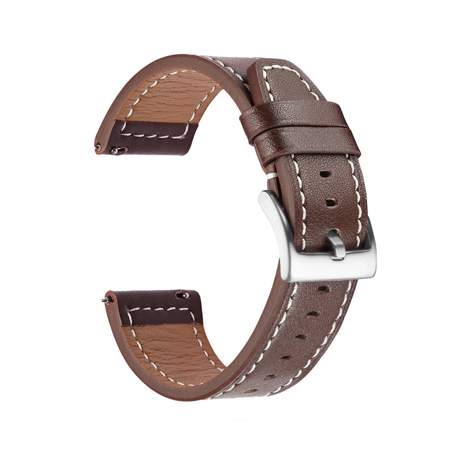 Suitable for Huawei Watch GT3 Pro genuine leather strap smart bracelet wrist strap square tail unisex in stock