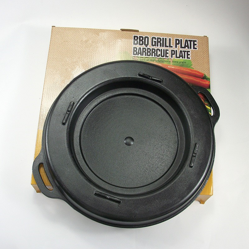 Factory wholesale rinse roast integrated pot barbecue plate barbecue plate outdoor teppanyaki card stove camping Maifan stone baking plate