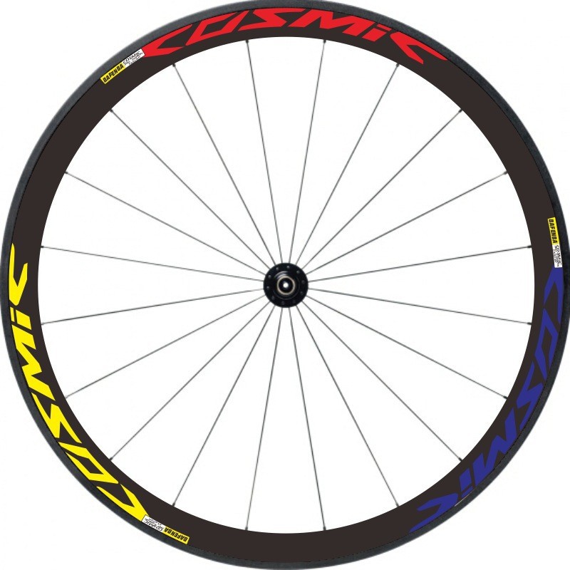 BAFENBA Wheel Set Sticker Mountain Bike Sticker Wheel Rim Sticker Knife Rim Sticker Reflective Sticker Bicycle Sticker