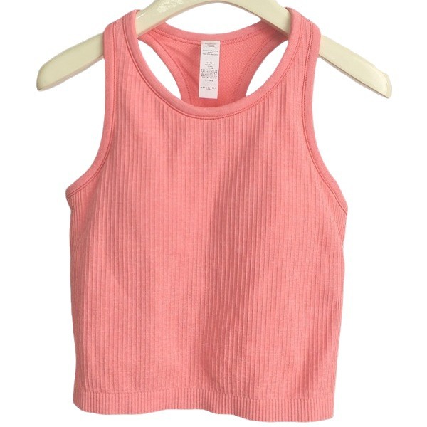 EBB Vest Thread with Chest Pad Yoga Top Breathable Quick-drying Running Sports Factory Fitness Clothes Pilates Summer