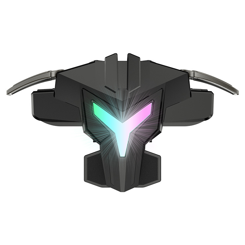Cross-border explosions eat chicken artifact creative shooting vibration four-finger pulse connection point physical peripheral game handle wholesale