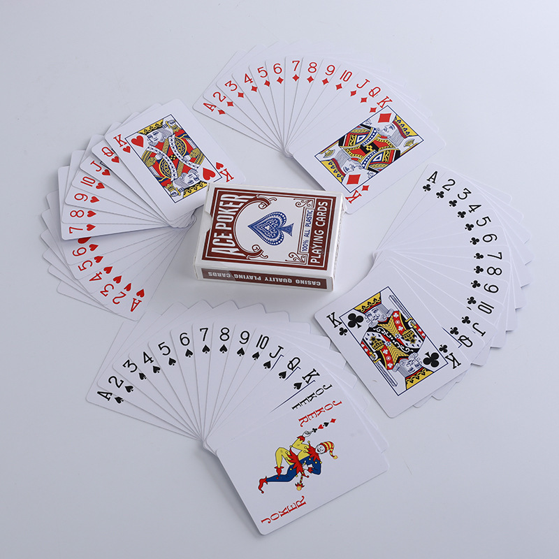 Texas Poker Entertainment Priority Chess and Card Room Mahjong Table Tour Magic Waterproof Poker Large and Small Characters Printable logo
