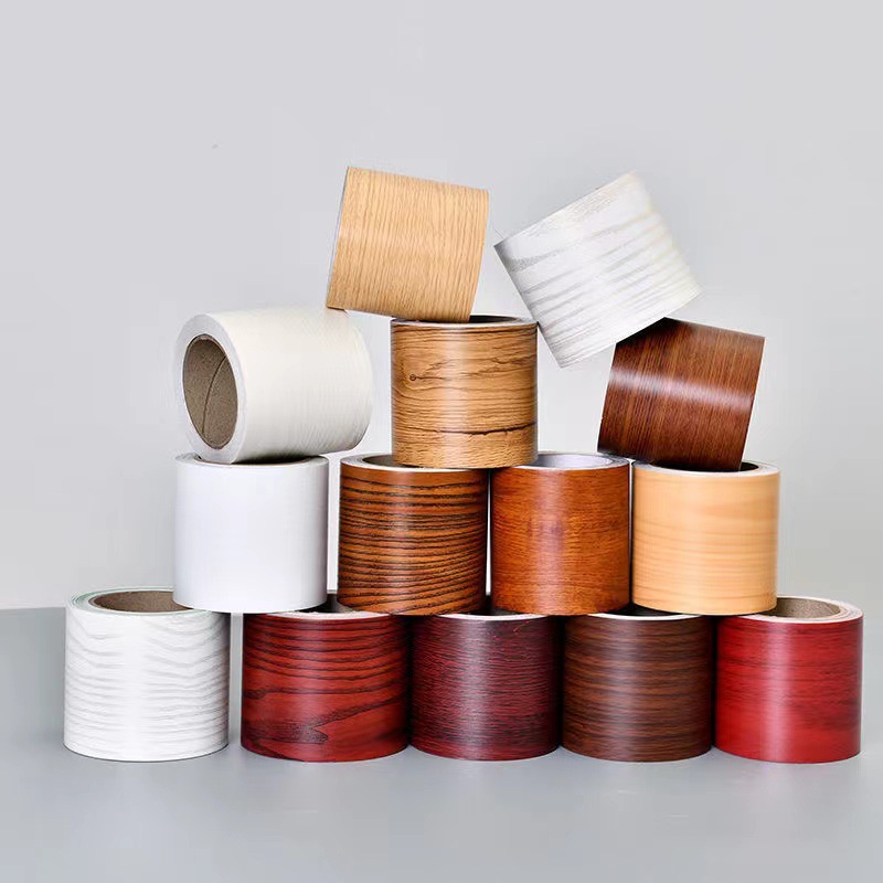 Skirting line stickers thickened wood grain self-adhesive waist line frame window sill waterproof moisture-proof furniture renovation PVC stickers wholesale