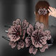 Duck clip-elegant purple peach blossom