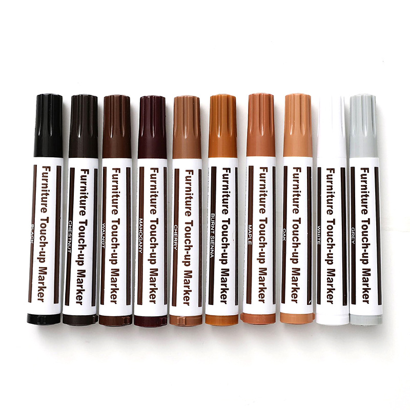 Floor furniture paint pen suit waterproof repair color filling pen solid wood scratch fade marker pen cross-border exclusive sale