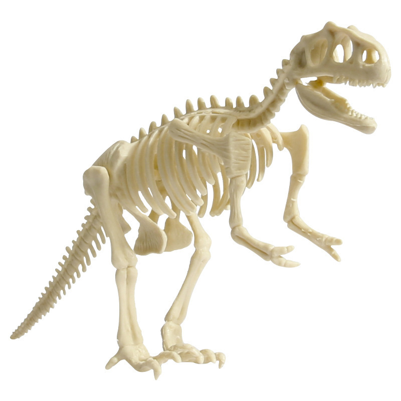 Archaeological mining toys children's plaster blind box dinosaur fossil colorful gem necklace handmade diy stall wholesale