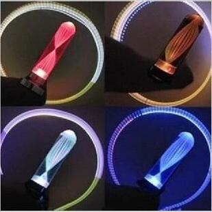 Colorful gas nozzle lamp Hot Wheel long white flower colorful hot wheel fan gas nozzle lamp bicycle motorcycle
