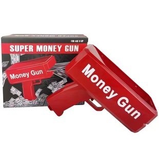 Amazon Cross-border Electric Money Spray Gun US Gold Gun Spitting Money Pistol Money Gun Spitting Money Gun Toy Props Spitting Money Gun