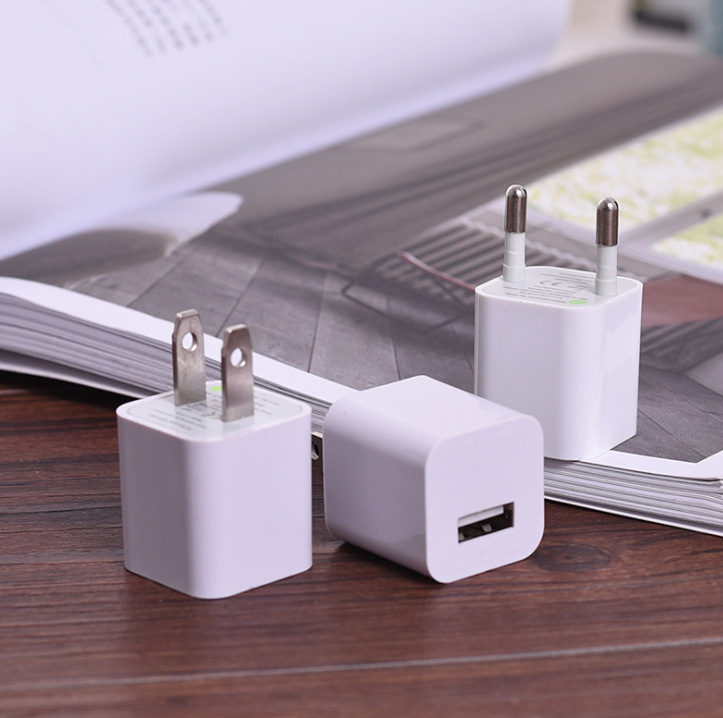 5V 1A Charger Small Appliance Adapter Mobile Phone Charger Green Point Single USB A21 Fifth Generation 1A Charging Head