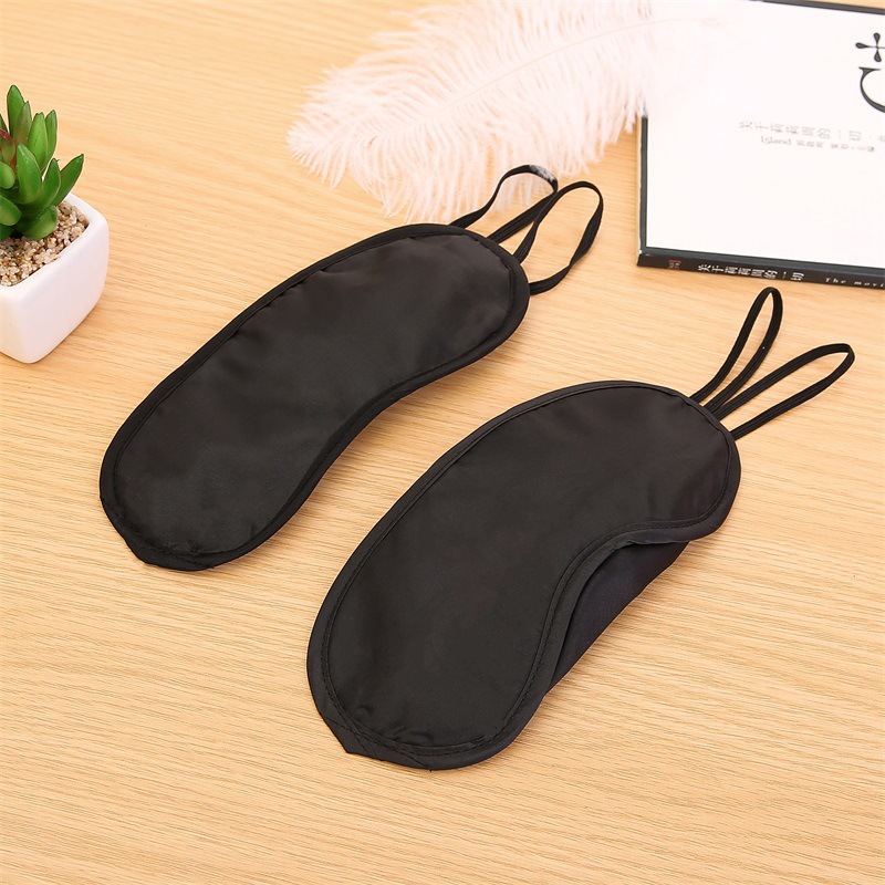 Black Eye Mask Sleep Shading to Relieve Eye Fatigue Eye Mask Outdoor Development Training Lunch Break Aviation Eye Mask