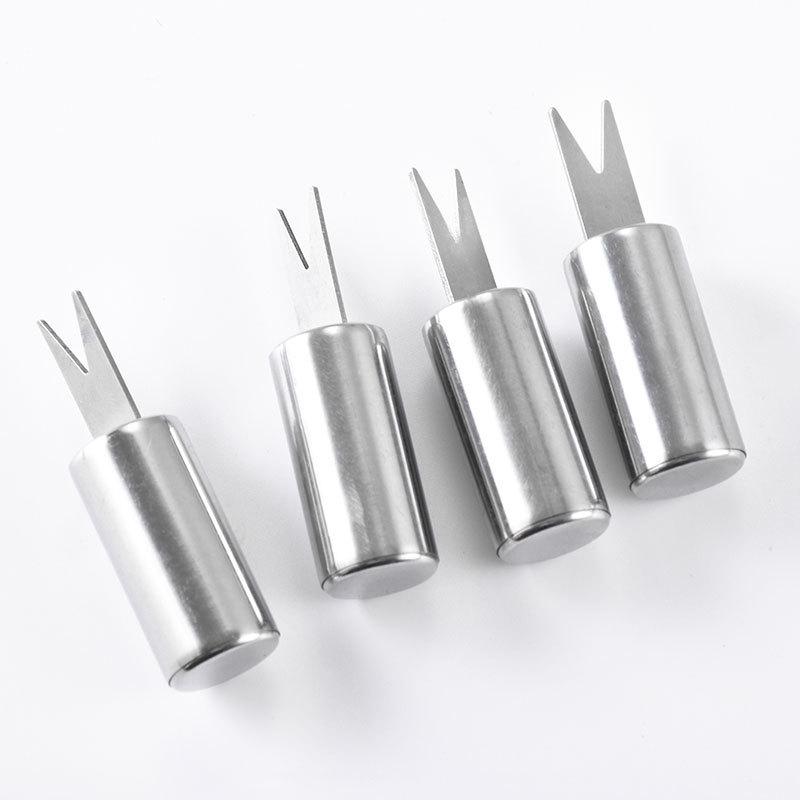 201 stainless steel practical corn needle BBQ Barbecue corn fork fruit fork kitchen portable practical gadget