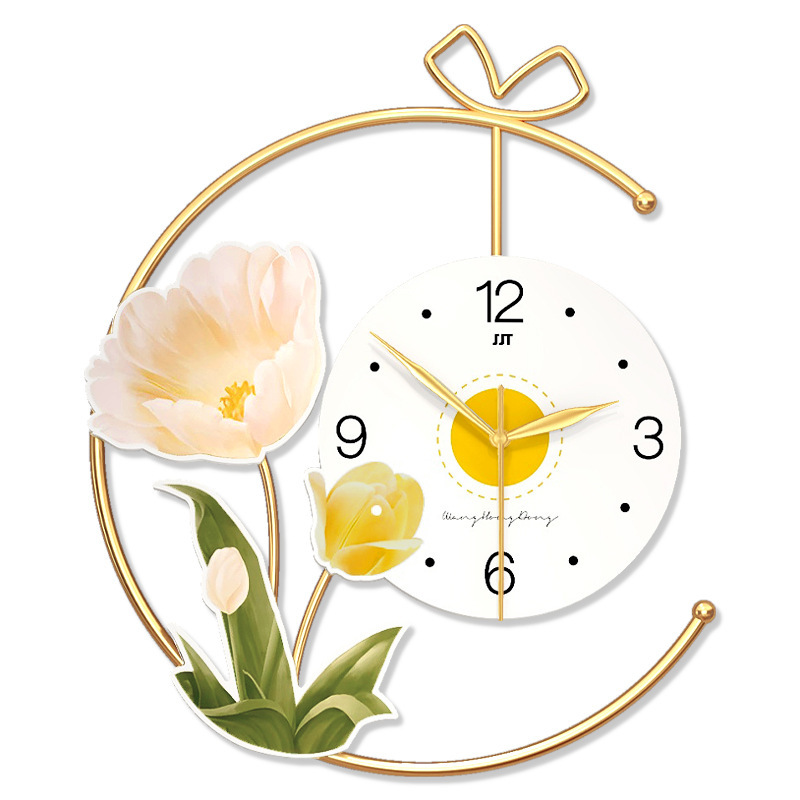 Fashion creative clock wall-mounted Home modern minimalist clock living room hallway dining room background decoration wall clock art