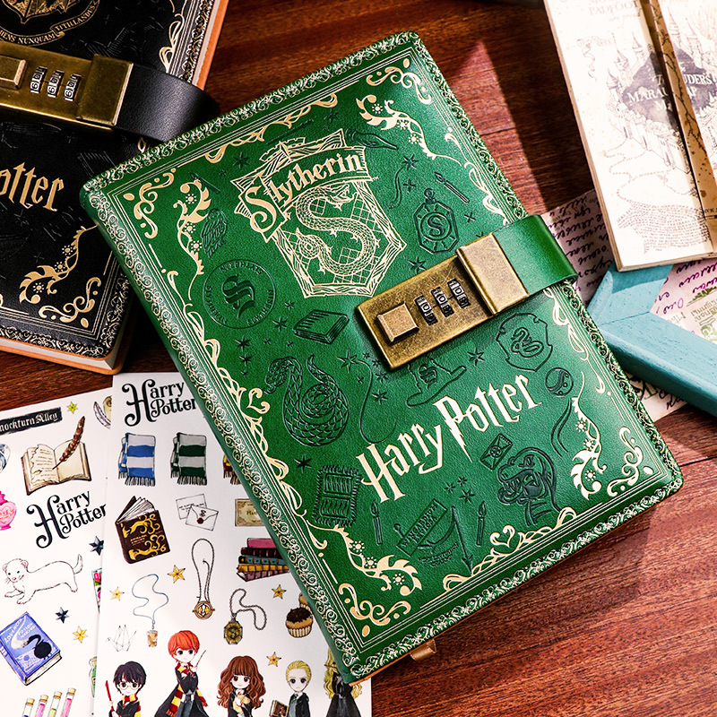 Genuine Harry Potter A5 loose-leaf book hogworth college card book four college B5 loose-leaf book retro notepad
