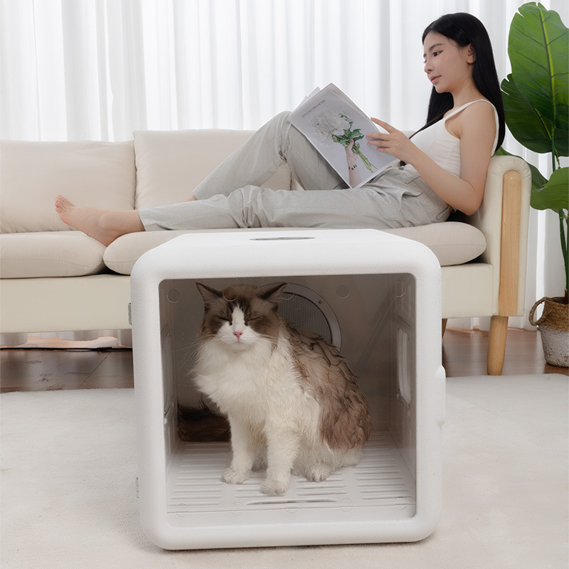 ペット乾燥箱全自動猫乾燥機家庭用小型犬猫入浴吹水神器秋冬保温|undefined