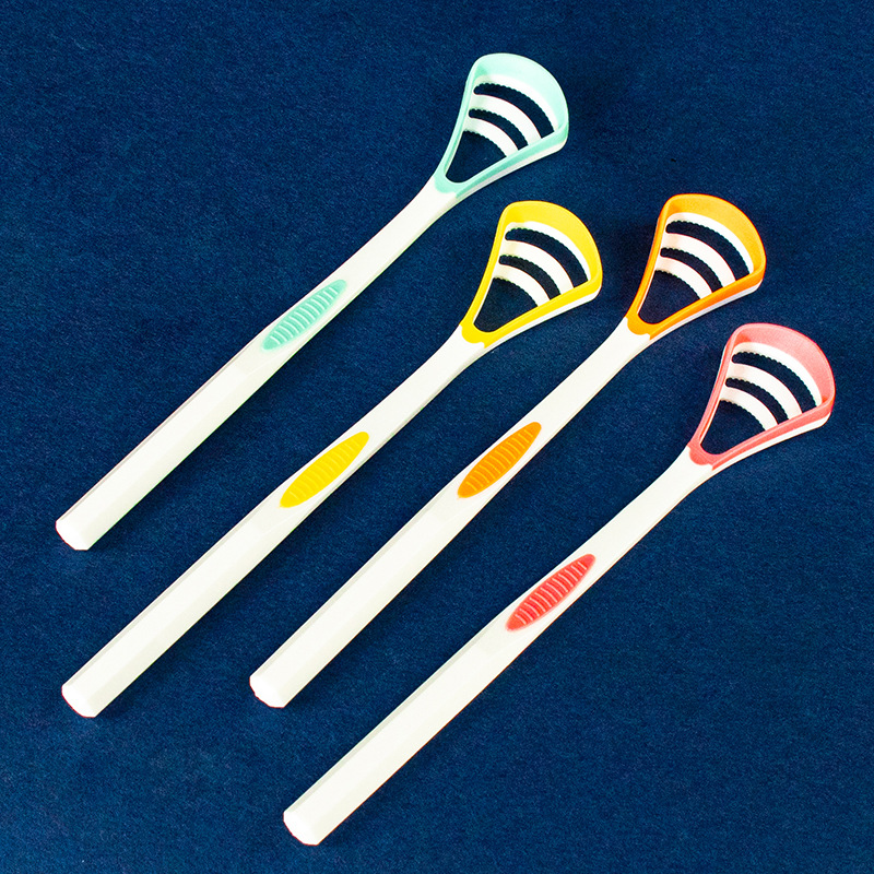 Youjie tongue care scraper tongue coating cleaner tongue scraper remove bad breath oral care independent pack tongue brush