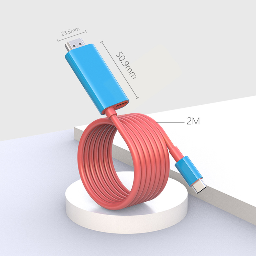 Тип C к HDMI HD кабель для переключателя Nintendo консоли кабель 4K видео литой экран линии