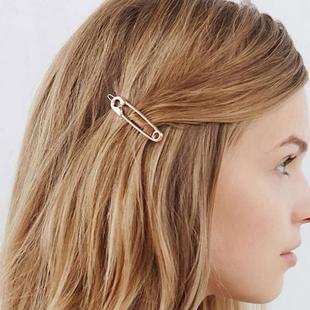 European and American Style Simple Pin Shape Hairpin Side Clip Bangs Clip One-word Clip Hair Accessories Mini Hairpin Headwear Women's Hair