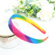 Factory New Hair Rainbow Hair Accessories Rabbit Ear Hairband Bow Hairband Horsetail Ribbon Intestinal Ring Rainbow Cloth Hairband Hairpin