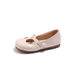 Autumn 2024 New Korean Style Girl's Soft-soled Leather Shoes Fashionable All-match Princess Shoes Children's College Style Single-layer Shoes Trendy