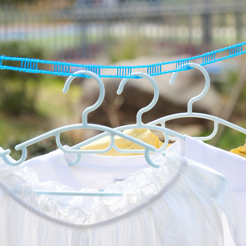 Anti-Slip Windproof Clothesline Fence Clothes Rope Outdoor Clothes Rope Outdoor Clothes Rope Household 5 m Clothes Rope