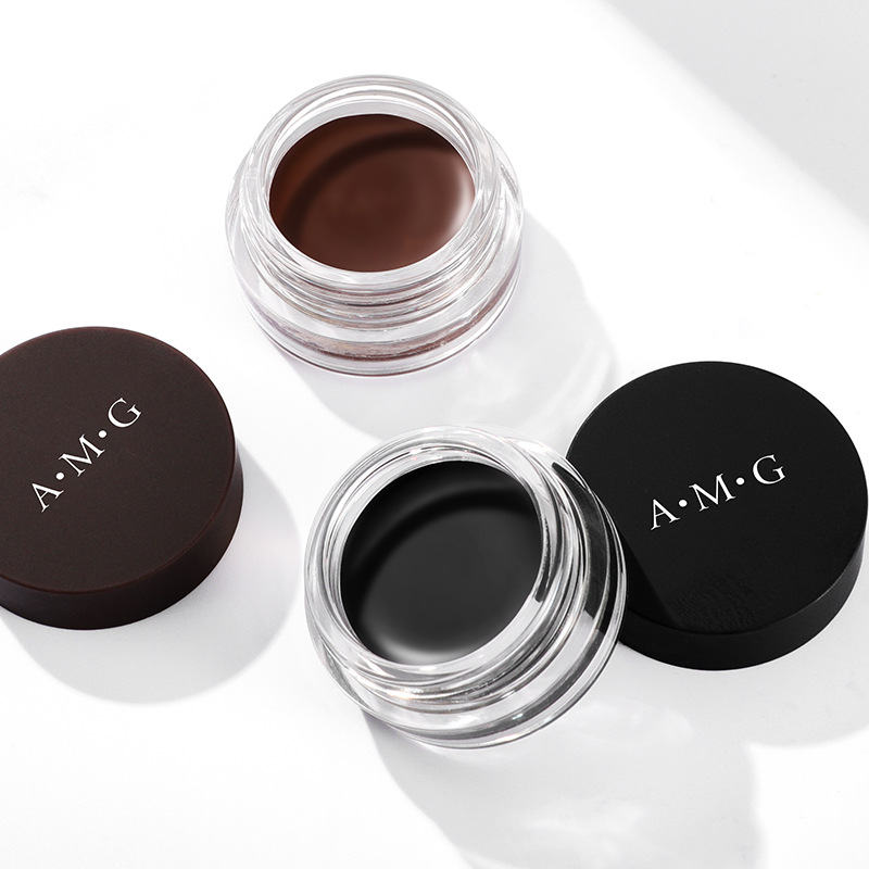 A.M.G makeup eyeliner cream quick-drying waterproof sweat-proof non-blooming long-lasting smooth color natural genuine goods eyeliner cream