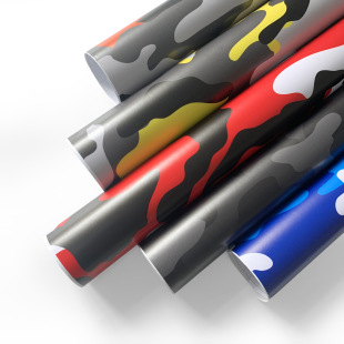 Car body camouflage color change film HD spray painting motorcycle modification stickers car paint stickers cross-border exclusive
