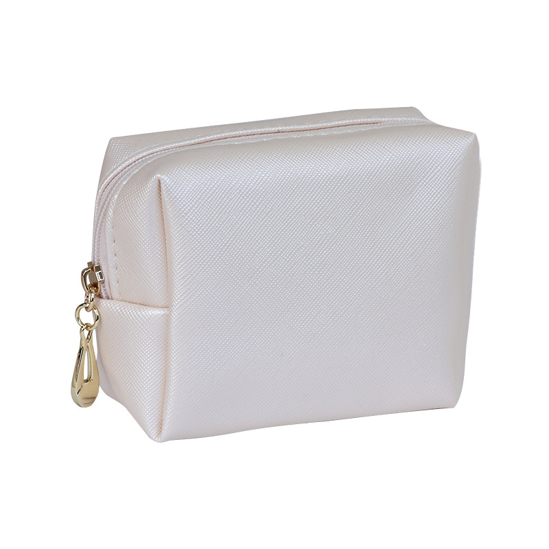 Cosmetic Bag ins Simple Style Cosmetic Bag Women's Portable Mini Travel Portable Small Cosmetic Storage Bag