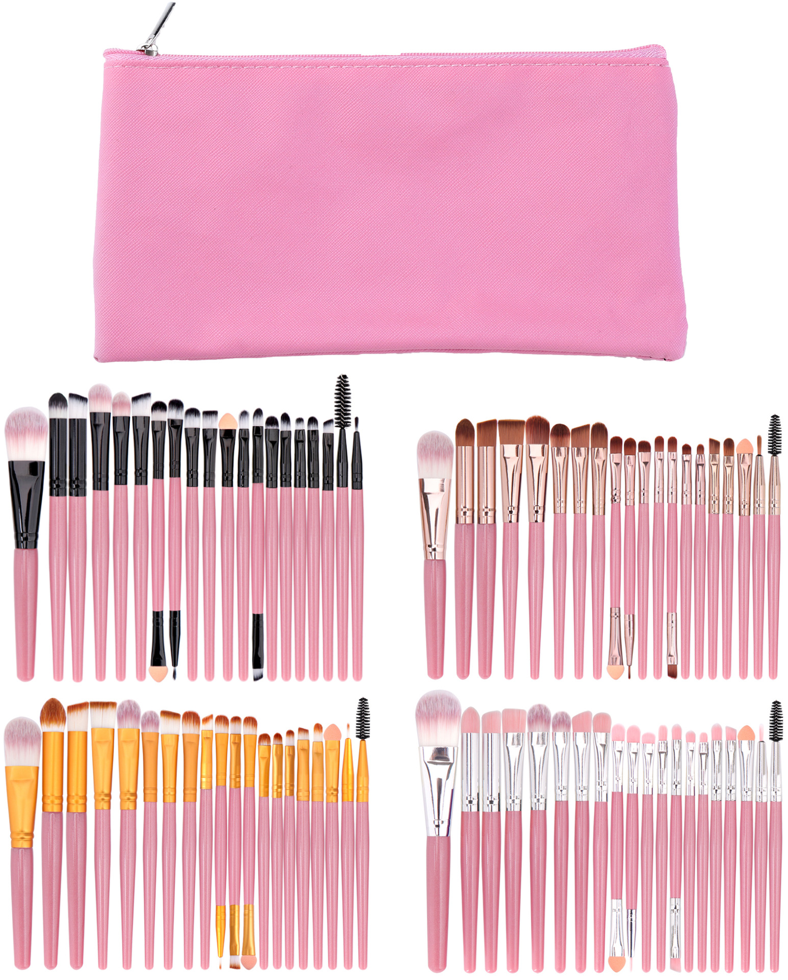 Xin Yan 20 makeup brush set double-headed eye makeup brush eye shadow brush beauty tools brush manufacturers on behalf of the hair