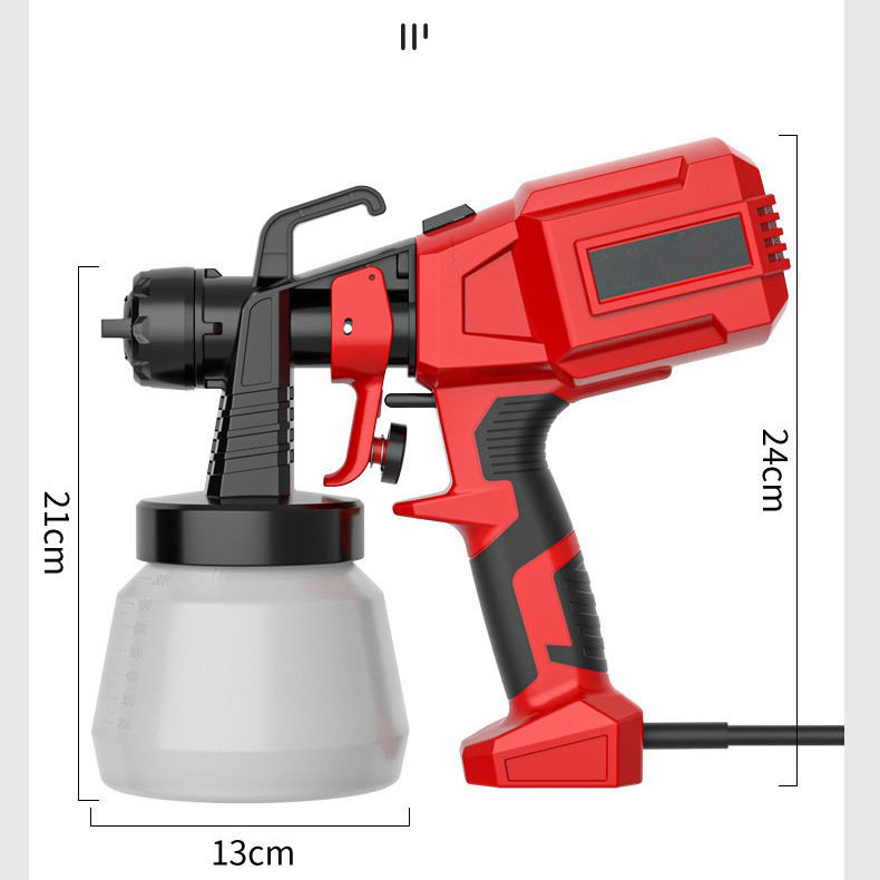 源头工厂批发手持分体式电动喷枪家用便携式喷漆枪高压雾化喷雾枪