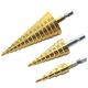 4241 material hexagonal handle step drill/pagoda drill/Twist drill board hole opener 4-12 single