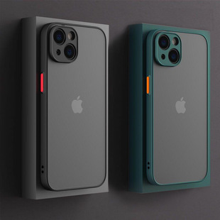 Mobile Phone Case for Apple 15/14 iphone13 Skin Feeling 12pro Eye Protection 8P Translucent XR Silicone 16 Frosted