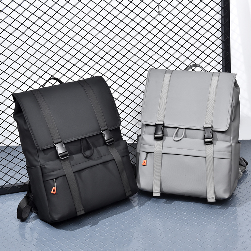 Men's backpack fashion new business travel flip backpack men's casual trendy student bag laptop