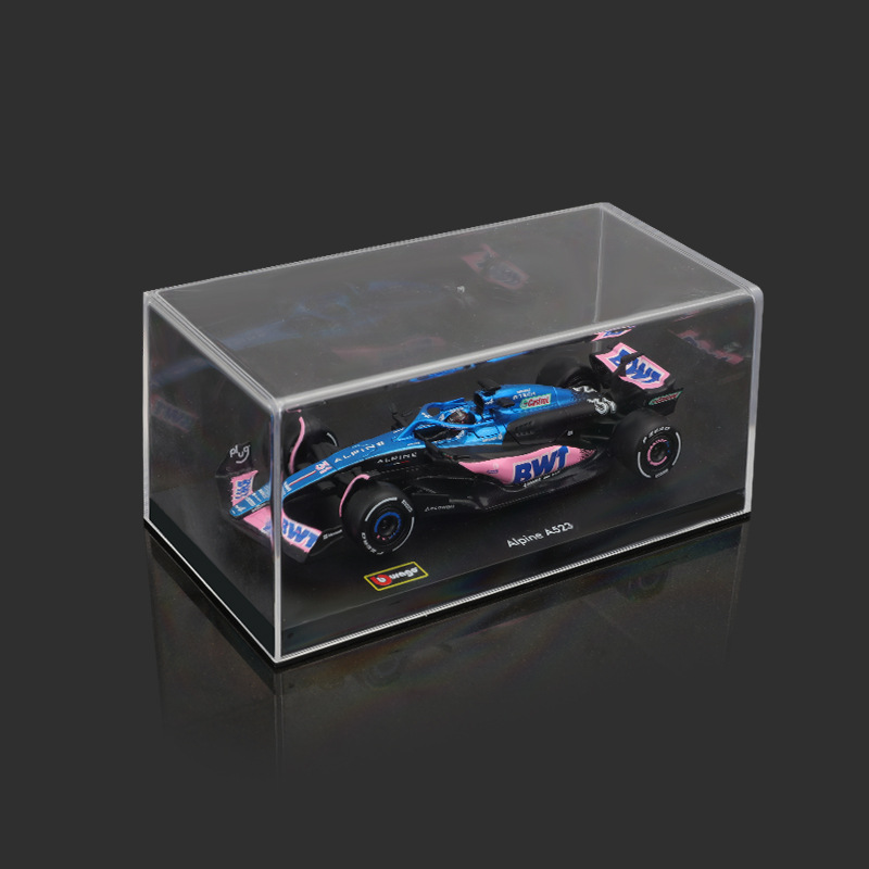BWT Alpine simulation alloy car model Formula racing