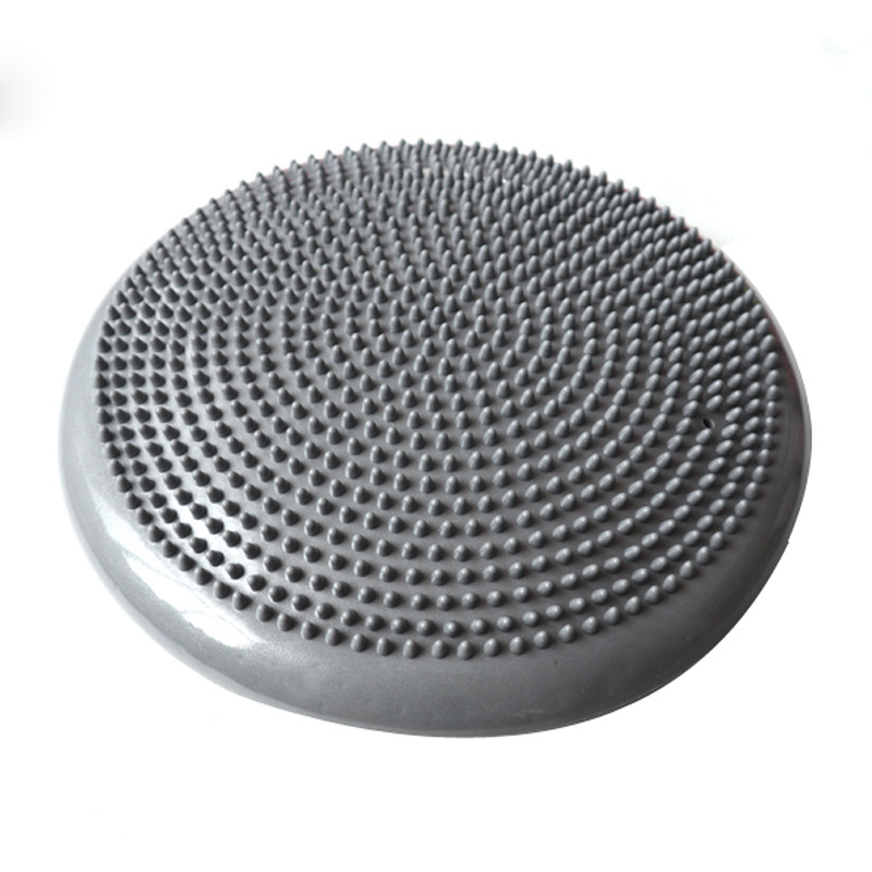pvc33CM Yoga Inflatable Balance Mat Massage Cushion Massage Ball Flat Mat Balance Training Ball One Piece