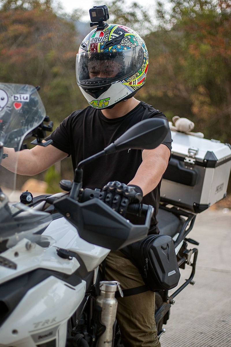 Motorcycle Hard Shell Leg Bag Riding Bag Motorcycle Crossbody Bag Men's Waist Bag Outlet Cross-Bag Riding Backpack Waterproof