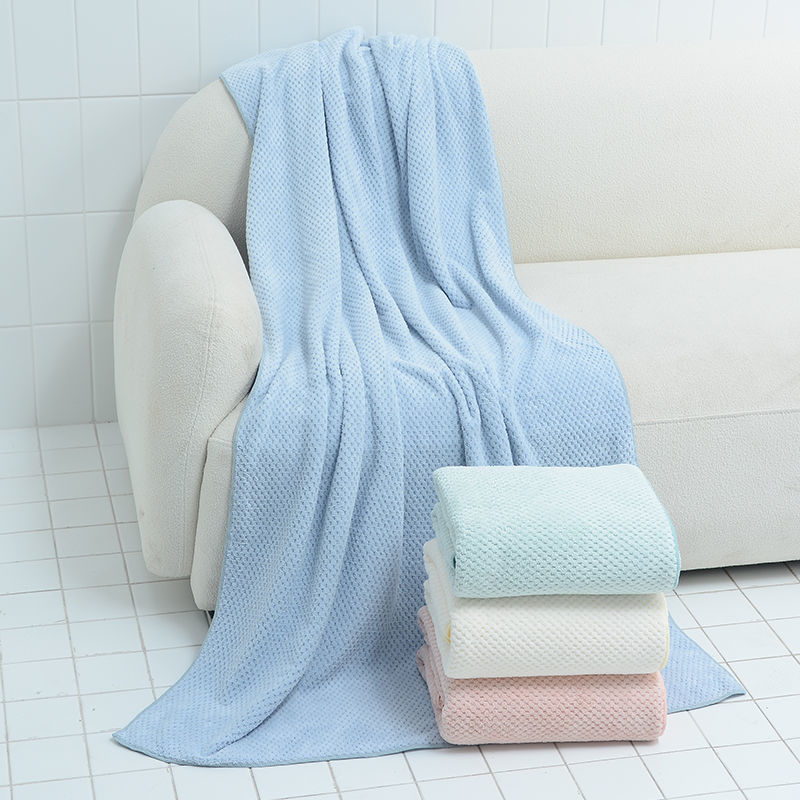 Jielia Bath Towel Household Non-pure Cotton Soft Absorbent Adult Couple Towel Quilt 2024 New Summer Cool Cover Blanket