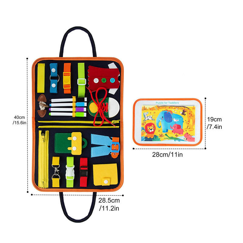 Factory wholesale children's cartoon story Learning Board educational toys life skills practice early education board