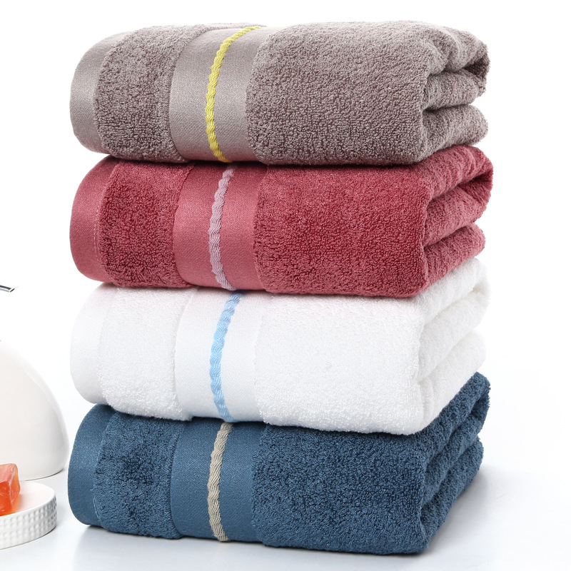 Bamboo fiber towel soft thick absorbent beauty towel a generation of advertising gifts towel bath towel hot sale