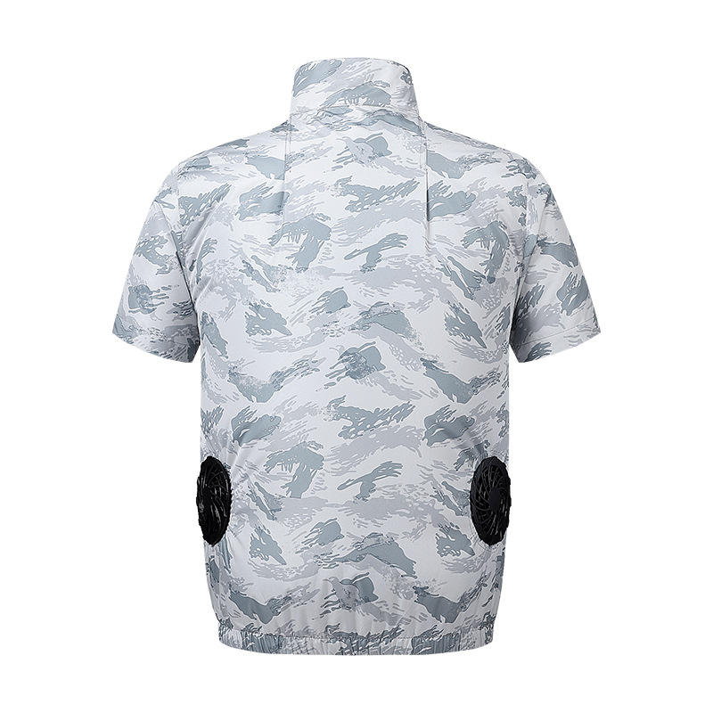 Summer Cooling Air Conditioning Clothes with Fan Cooling Fan Clothes Long Sleeve Skin Clothes Outdoor Work Clothes Jacket