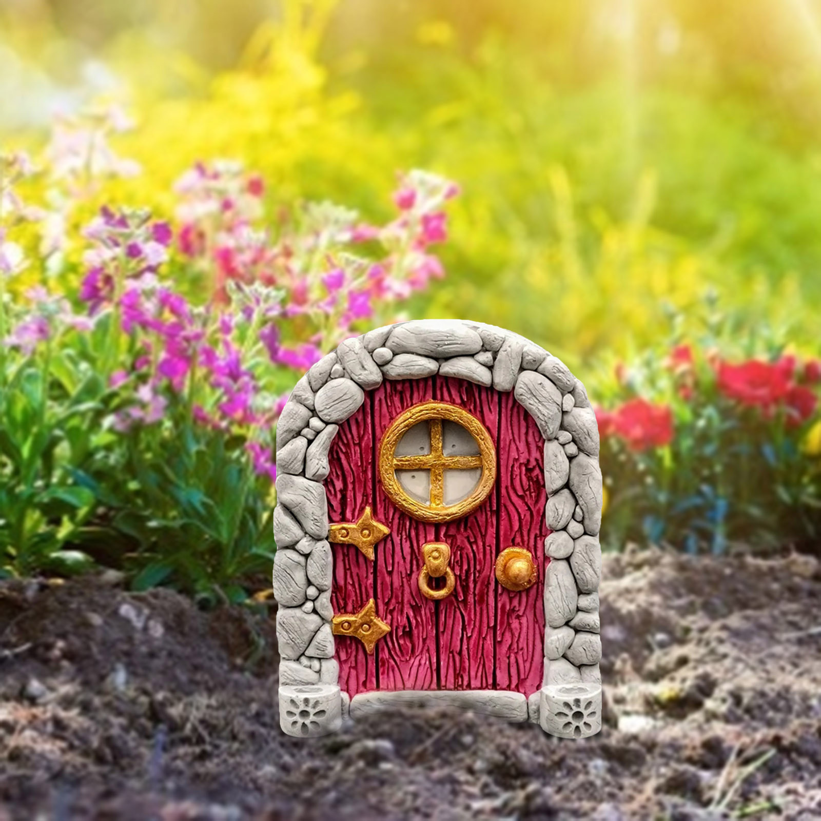 Elf Fairy Door Fairy Door Courtyard Wooden Tree Decoration Wooden Ornaments Garden Decorations Crafts
