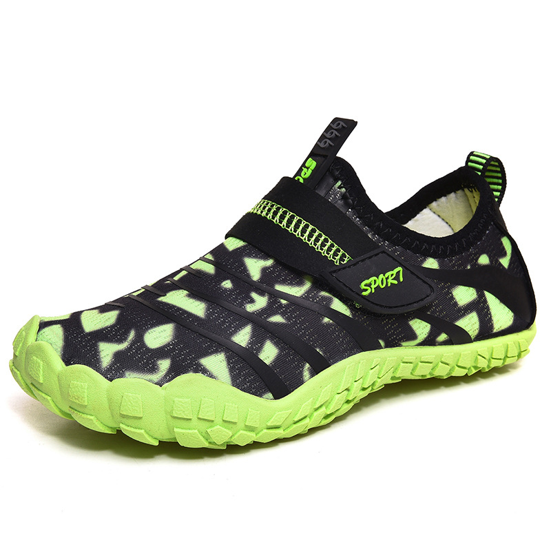 2024 Cross-border Five-finger Tracing Shoes Boys Wading Shoes Children's Outdoor Diving Beach Shoes Girls Breathable Fitness Shoes