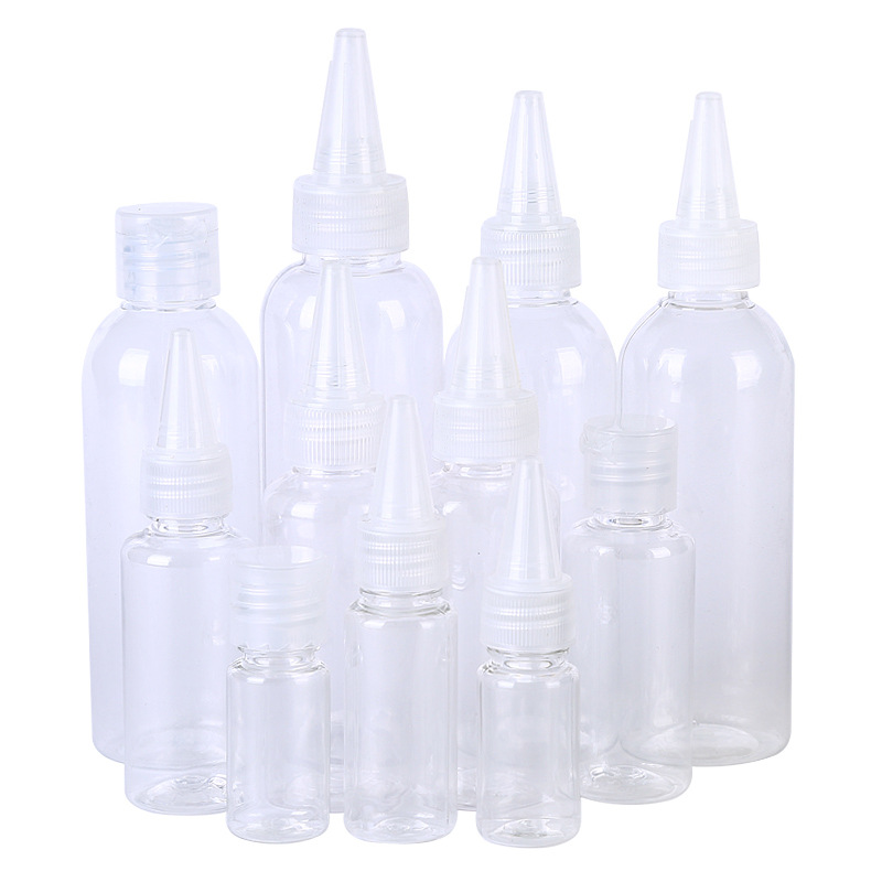 Squeeze Bottle Transparent Pointed Bottle Small Empty Bottle Glue Soft Plastic Bottle Emulsion Bottled Drop Bottle Pigment Bottle Medicine Bottle