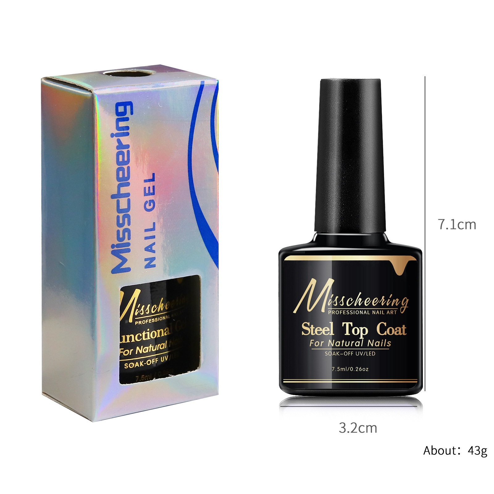 Nail art functional glue wholesale nail art primer reinforcement glue nail art scrub wash-free seal layer tempered crystal plating seal layer
