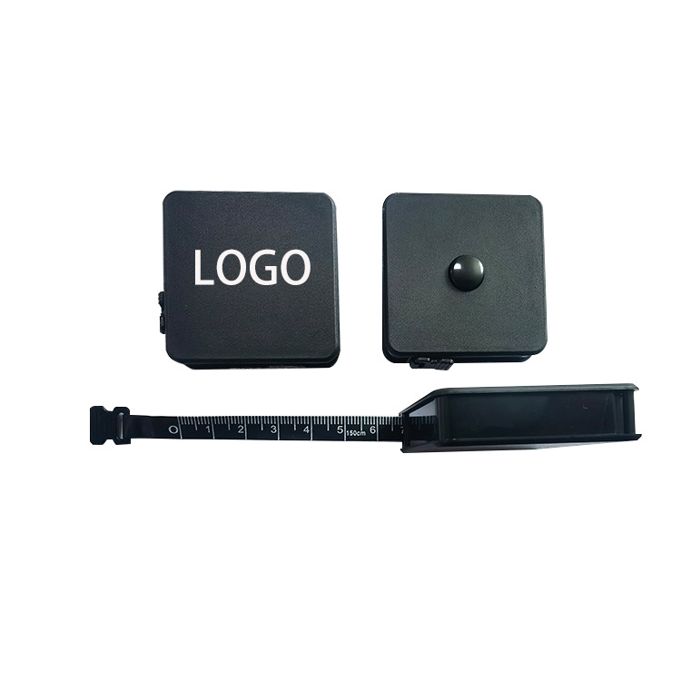 Factory direct supply new square leather tape measure plastic two-meter leather tape measure plastic leather tape measure