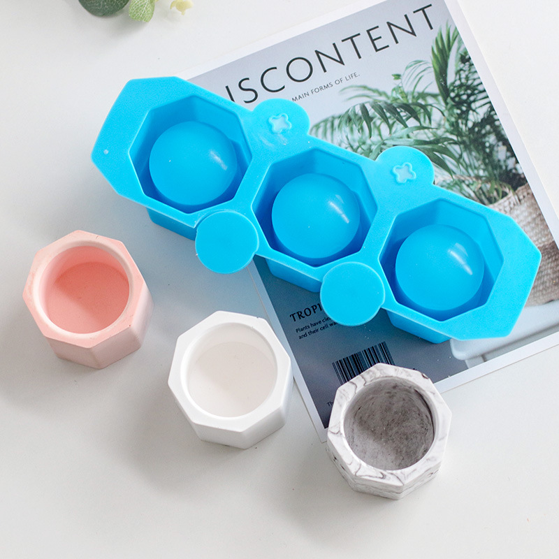 Meimu Er diy Aromatherapy Gypsum Enlargement Stone Candle Cup Mold Aromatherapy Candle Gypsum Cup Silicone Mold