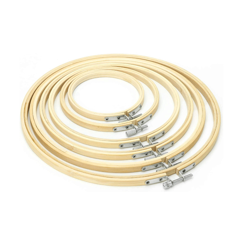Embroidery Bamboo Embroidery Stretch Kit Cross-stitch Ribbon Embroidery Circle Embroidery Support Auxiliary Tool