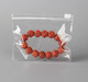 11.5*8cm; Pure transparent zipper bag
